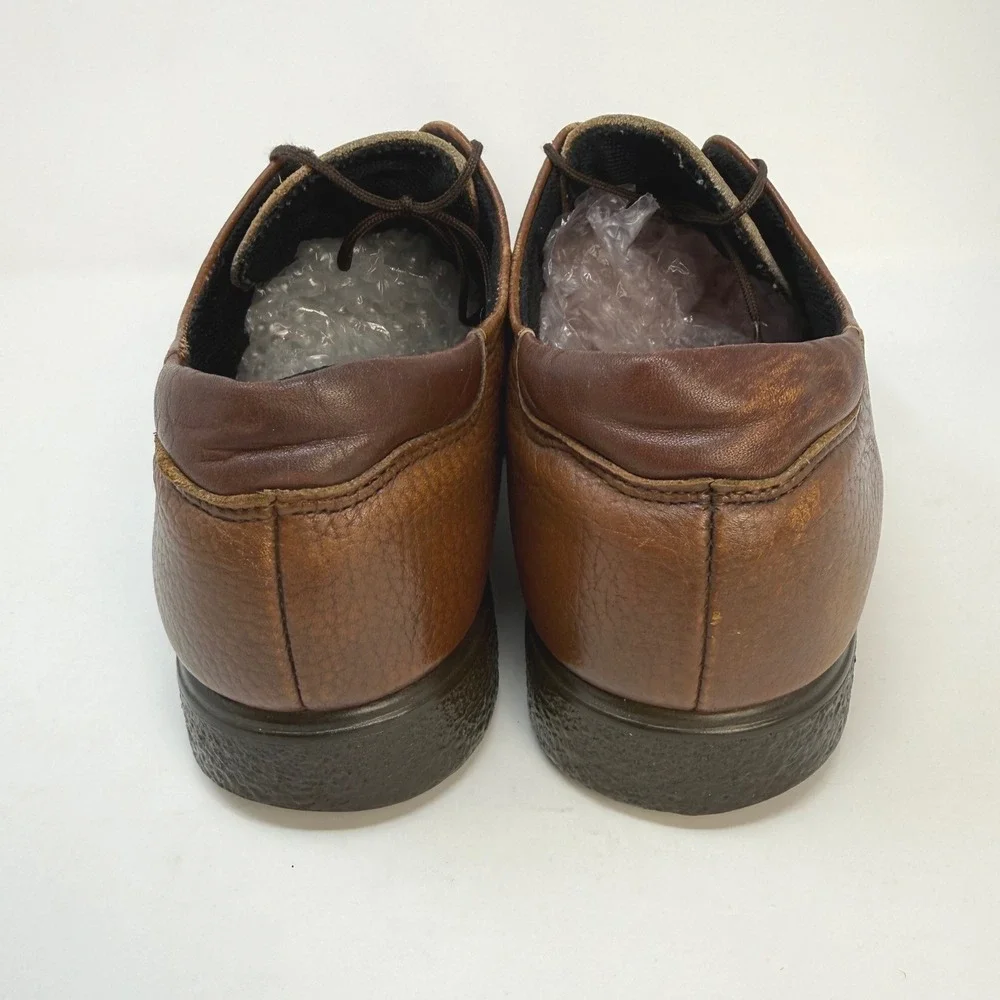 Red Wing Shoes Mens 12 B Brown Pebbled Leather Moc Toe  display picture 2